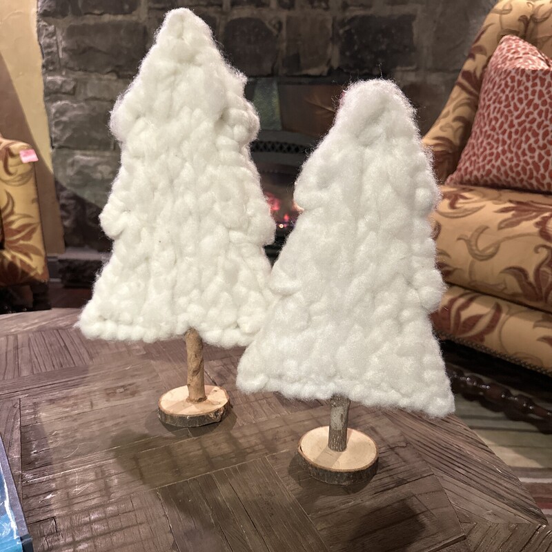 Fluffy Christmas Trees - Set Of 2

Large: 17T
Small: 15T