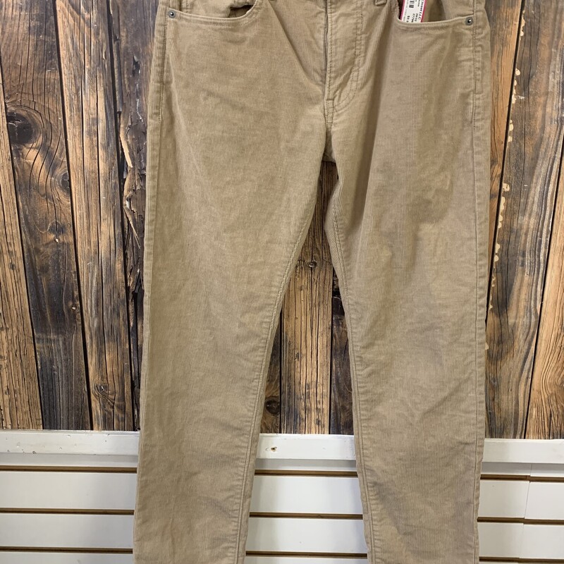 Tan Corduroy Pants, Size: 29/32