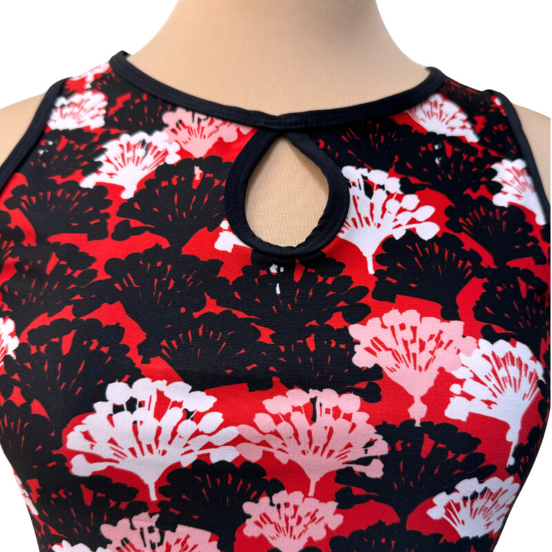 NUU MUU  Dress<br />
Flamenco 2016 Pattern<br />
Key Hole<br />
Color: Red, Black, Pink, and White<br />
Size: Small