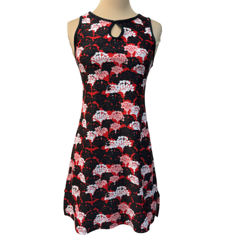 NUU MUU  Dress<br />
Flamenco 2016 Pattern<br />
Key Hole<br />
Color: Red, Black, Pink, and White<br />
Size: Small