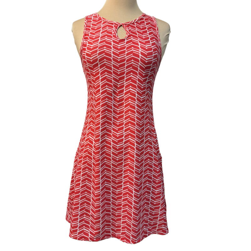 NUU MUU  Dress<br />
Melanie/ Papayay! 2015 Pattern<br />
Key Hole<br />
Color: Red and White<br />
Size: Small