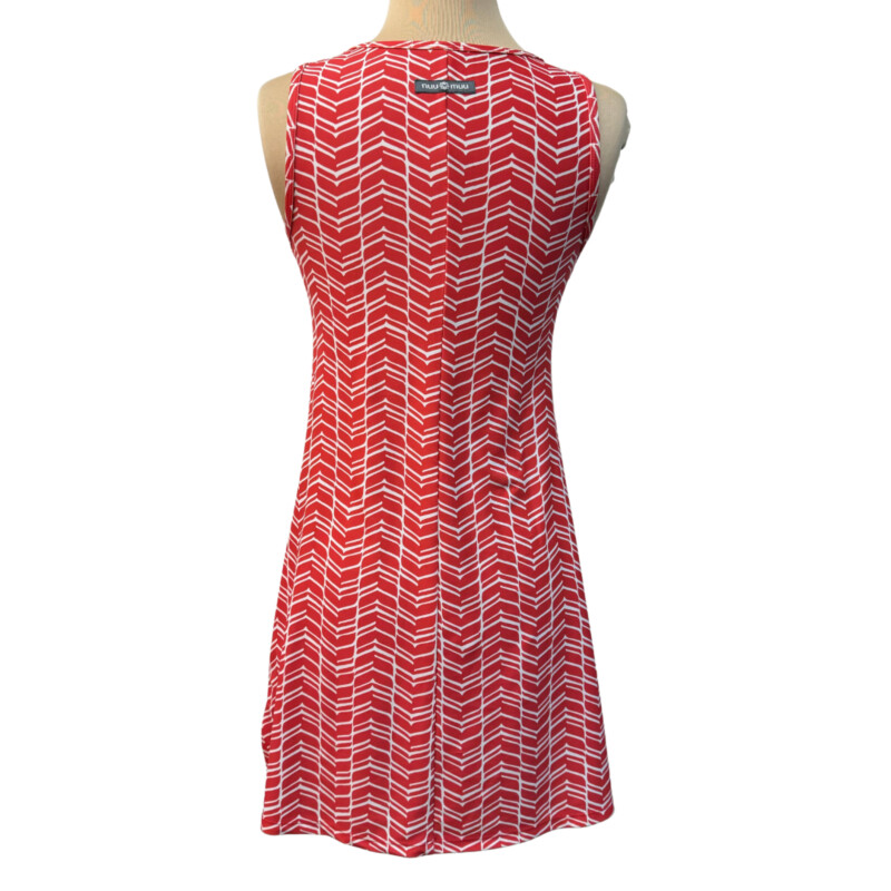 NUU MUU  Dress
Melanie/ Papayay! 2015 Pattern
Key Hole
Color: Red and White
Size: Small