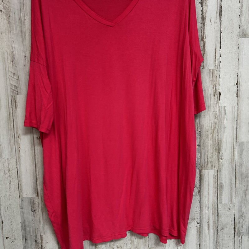 L Vcut Pink Piko Top