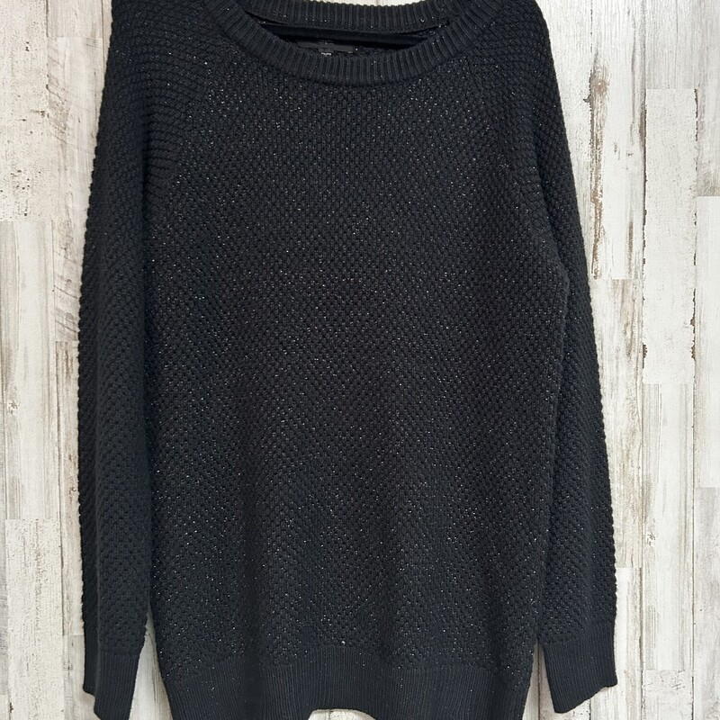 2X Black Knit Sweater