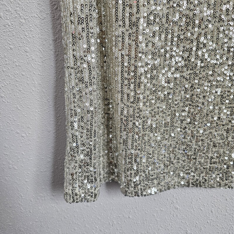 Z Supply Sequin, Silver, Size: M/NWT