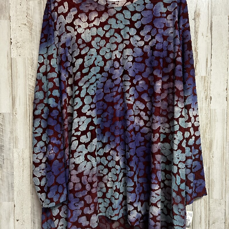 5X Purple Dye Printed Top