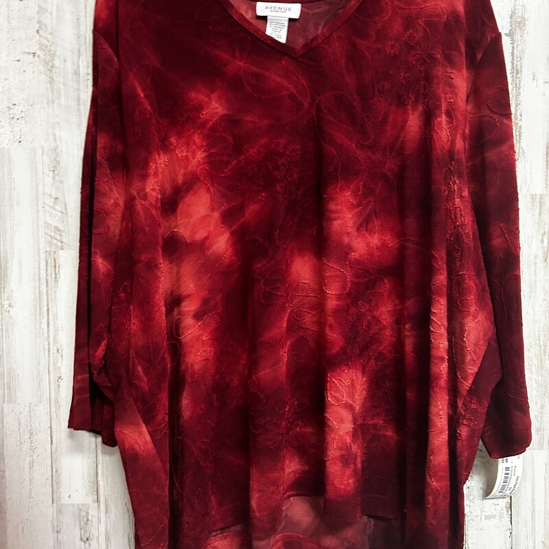 Sz30/32 Red Dye Print Top