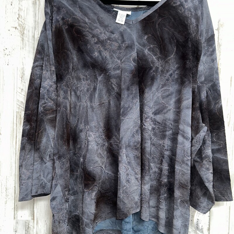 30/32 Grey Dye Print Top