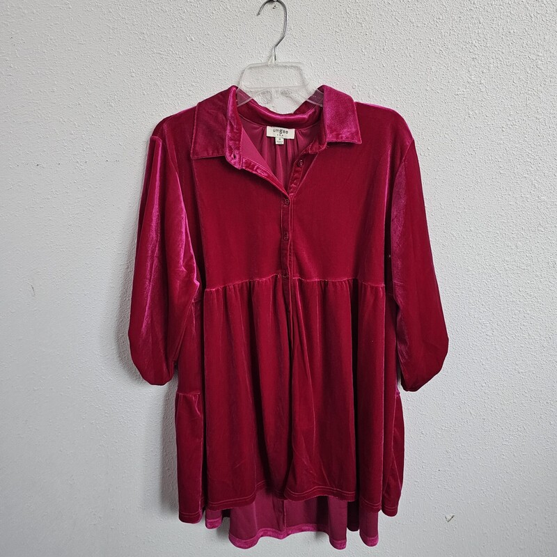 Umgee Velvet, Fushia, Size: Medium