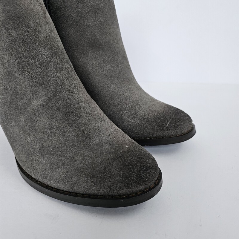 Very Volatile Suede, Grey, Size: 8