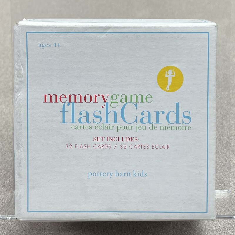 Pottery Barn Memory Game Flash cards, Multi, Size: Complete