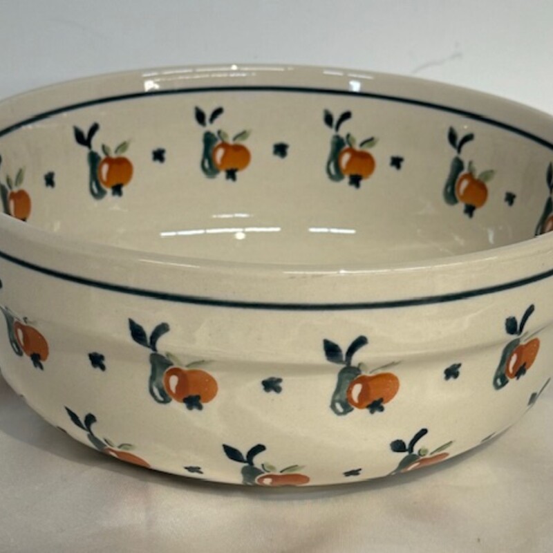 Polish Pottery Fruit Bowl