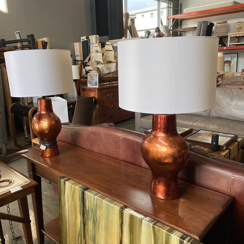 Copper Colored Base Lamps