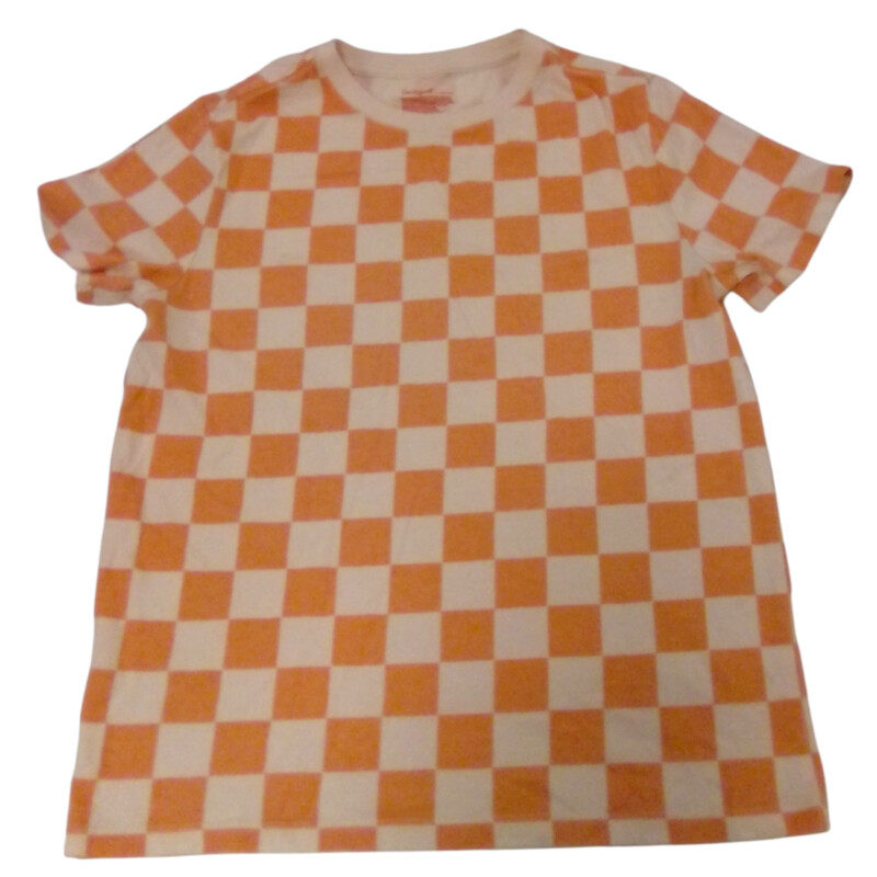 Shirt:Orange/Checker