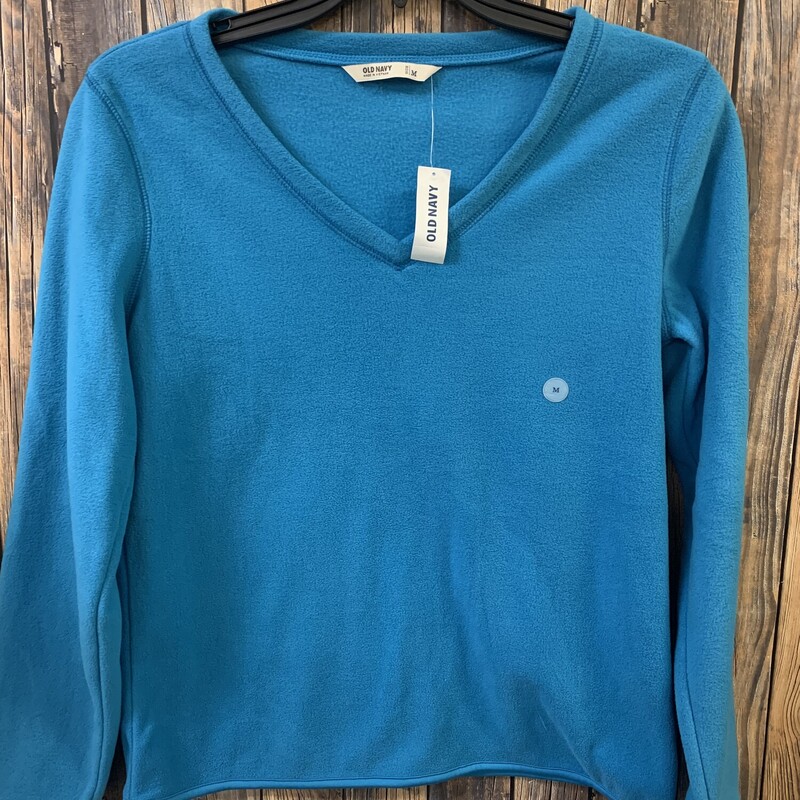 NWT Fuzzy Blue Sweatshirt, Size: M, Old Navy