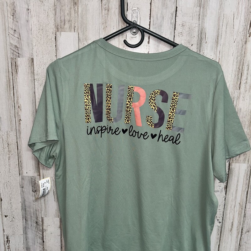 XL Green Nurse Life Tee, Green, Size: Ladies XL