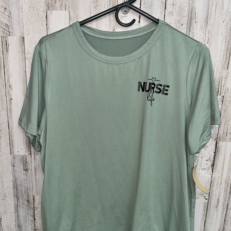 XL Green Nurse Life Tee, Green, Size: Ladies XL