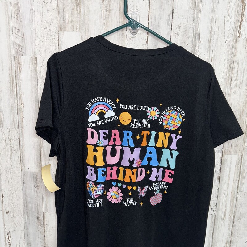 XL Dear Tiny Human Tee, Black, Size: Ladies XL