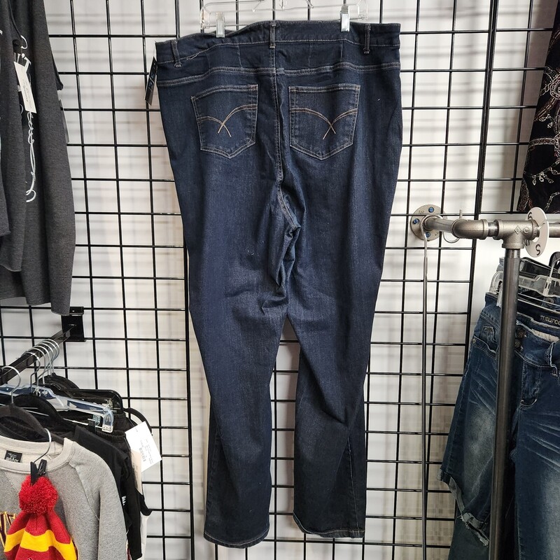 DC Jeans Straight, Denim, Size: 22