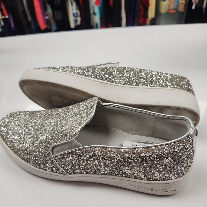 Michael Kors, Silver, Size: 9.5