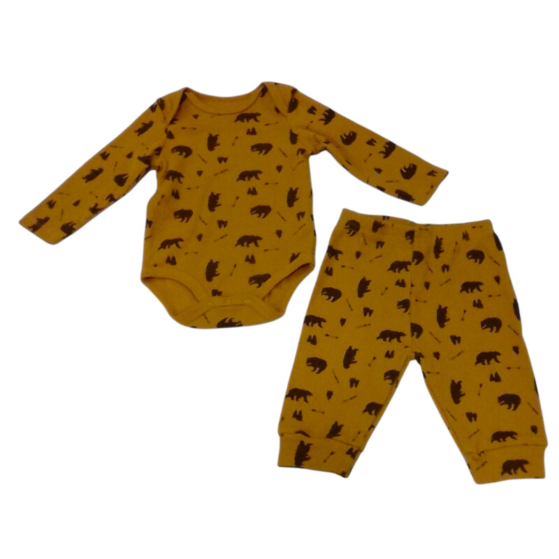 2pc Sleeper: Yellow/bears