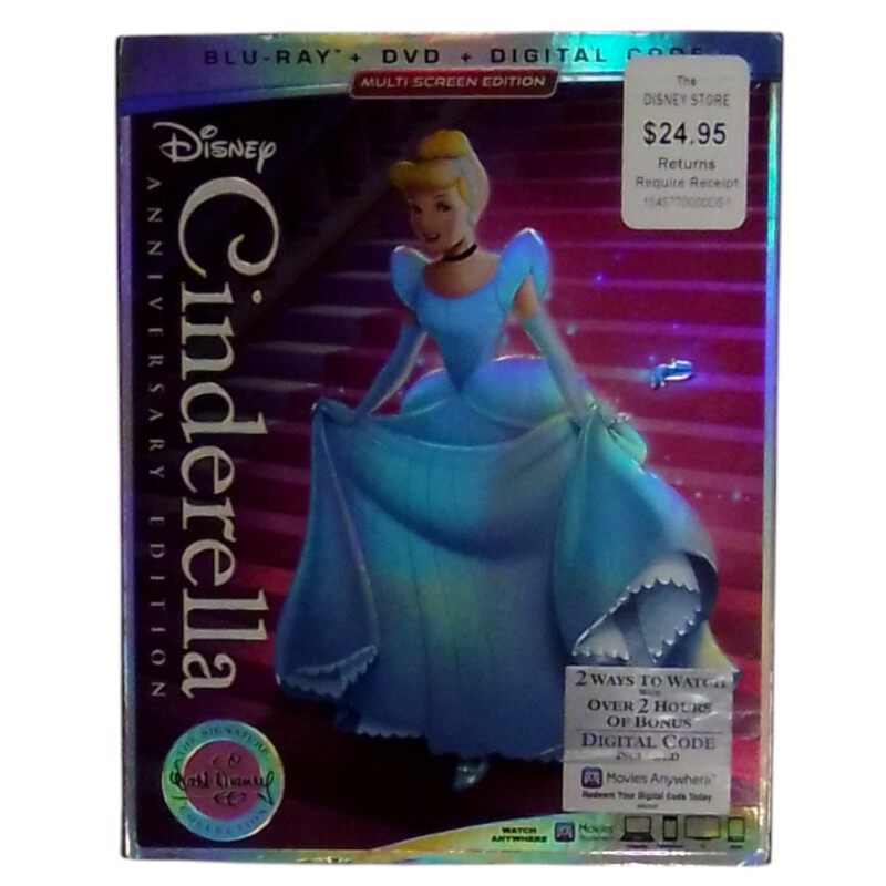 Cinderella Platinum Edition, DVD

Located at Pipsqueak Resale Boutique inside the Vancouver Mall, Suite 230, (upstairs between Round 1 and Golds Gym) or online at: #pipsqueakresale

All items are photographed prior to being steamed. Cross posted, items are located at #PipsqueakResaleBoutique, payments accepted: cash, paypal & credit cards. Any flaws will be described in the comments. More pictures available with link above. Local pick up available at the #VancouverMall, tax will be added (not included in price), shipping available (not included in price, *Clothing, shoes, books & DVDs for $6.99; please contact regarding shipment of toys or other larger items), item can be placed on hold with communication, message with any questions. Join Pipsqueak Resale - Online to see all the new items! Follow us on IG @pipsqueakresale & Thanks for looking! Due to the nature of consignment, any known flaws will be described; ALL SHIPPED SALES ARE FINAL. All items are currently located inside Pipsqueak Resale Boutique as a store front items purchased on location before items are prepared for shipment will be refunded.

#resalerocks #pipsqueakresale #shopvanmall #vancouverwa #portland #reusereducerecycle #fashiononabudget #chooseused #consignment #savemoney #shoplocal #weship  #shopvanmall #vancouvermall #vancouver #vancouverwashington #keepusopen #shoplocalonline #resale #resaleboutique #mommyandme #minime #fashion #reseller #usedclothing #usedtoys #secondhand #consign #store #clothes #womensclothes #kidsclothes #shopvancouvermall