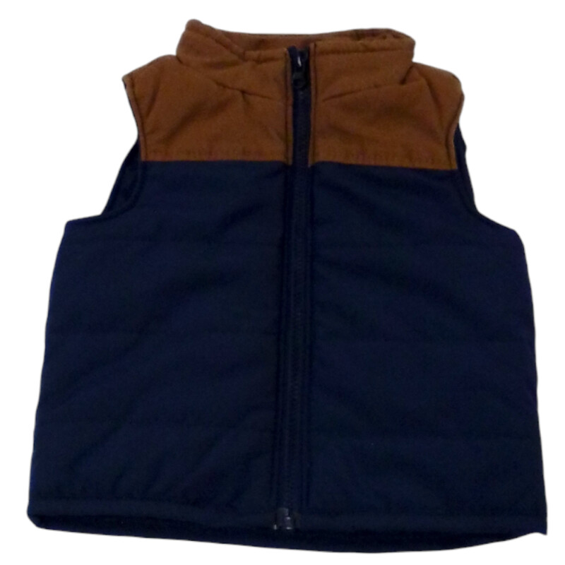 Vest: Brown/Blue