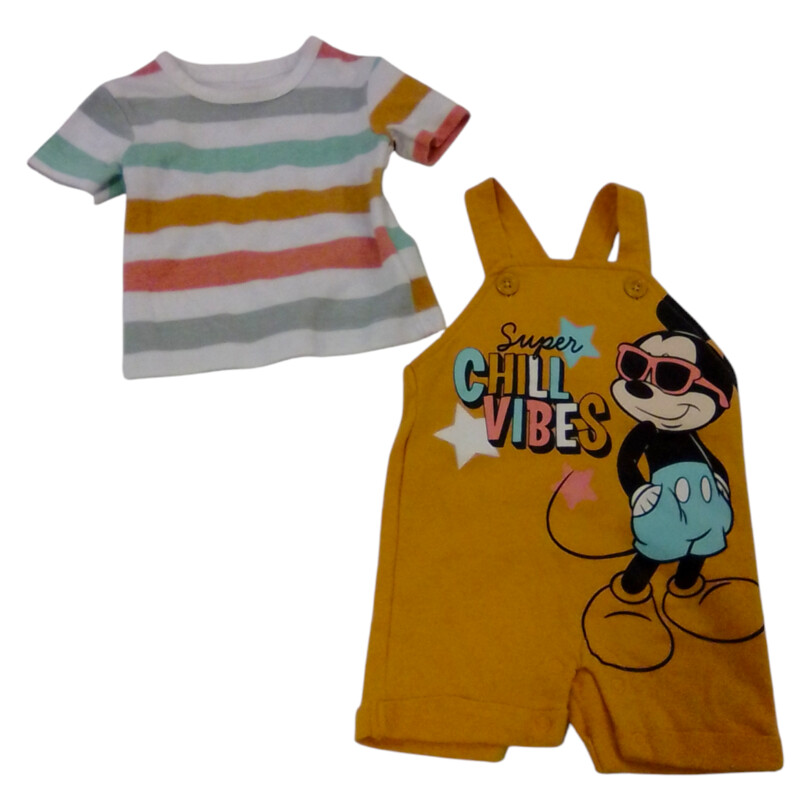 2pc Shirt/Shorts:Mickey