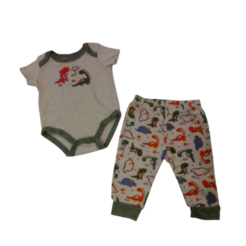 2pc Onesie/Pants: Dinosau