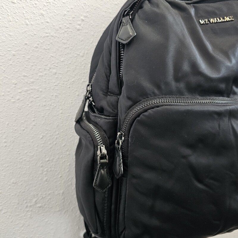 MZ Wallace Nylon, Black, Size: Backpack