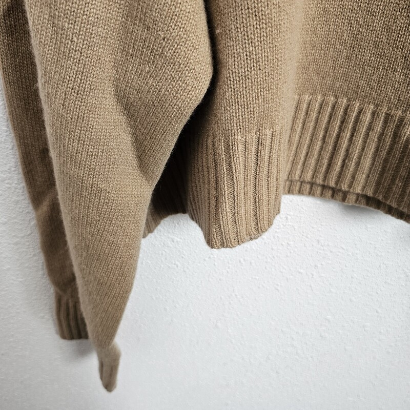 Theory Cashmere, Tan, Size: Medium