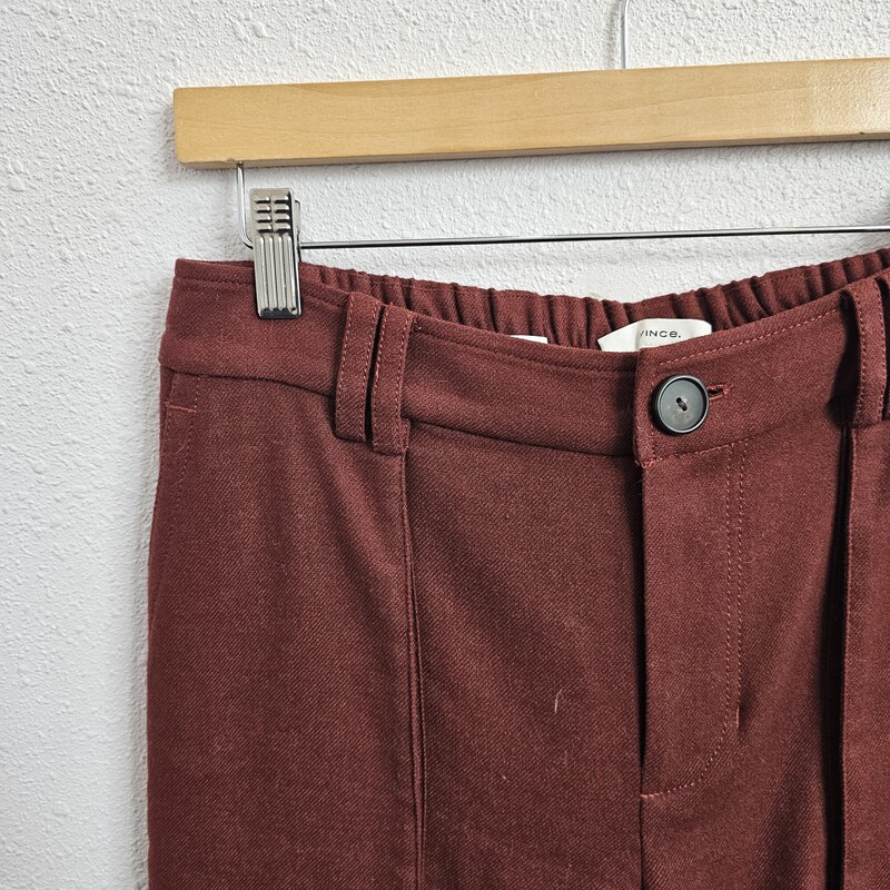 Vince, Burgundy, Size: 6