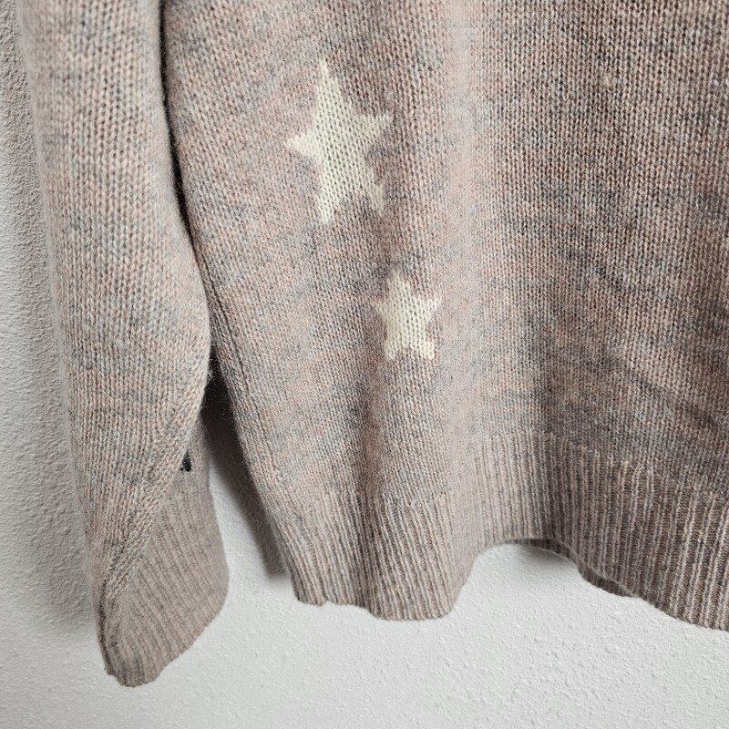 360 Cashmere Stars, PnkGry, Size: Med