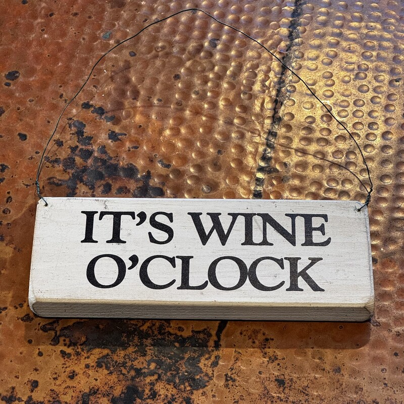 Wine OClock Sign