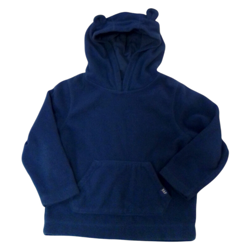 Sweater: Fleece Blue Hood