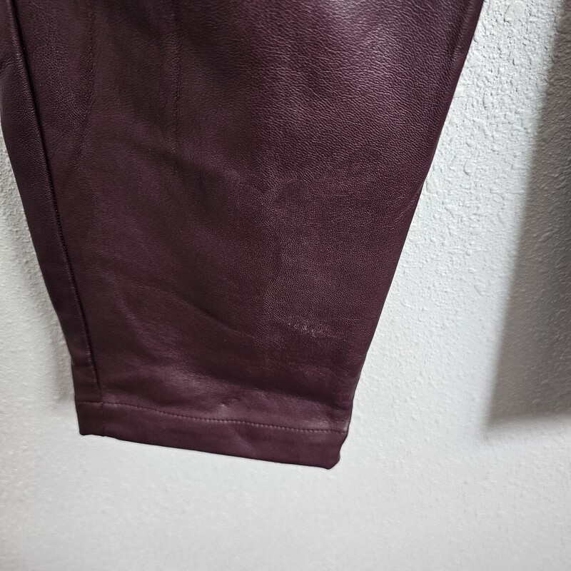 Ann Taylor Loft Vegan, Burgundy, Size: XS