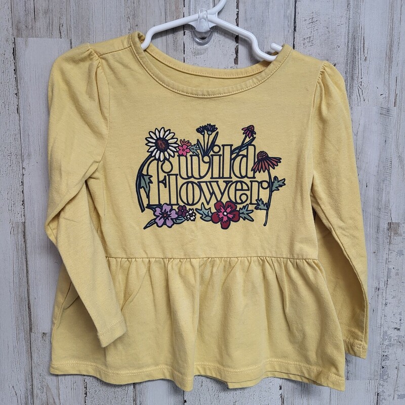 2t Yellow Wild Flower Tee