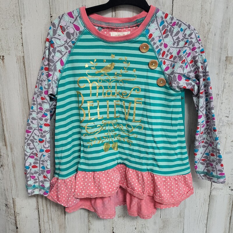 2 Teal Make Believe Top