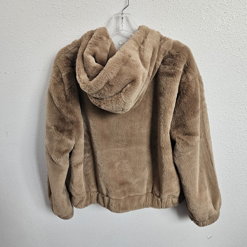 Rachel Zoe Faux Fur, Brown, Size: Large