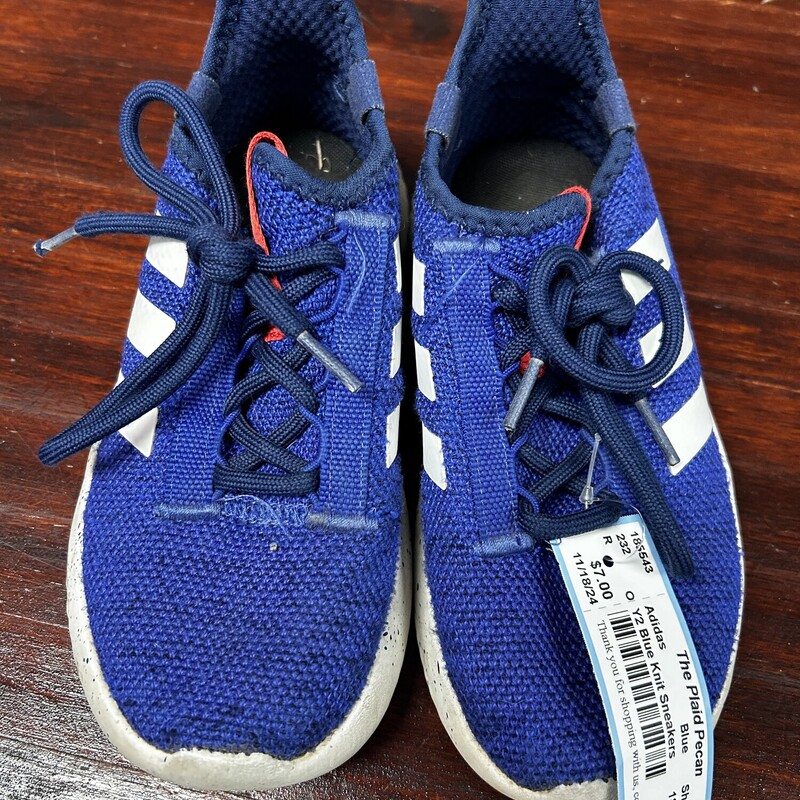 Y2 Blue Knit Sneakers