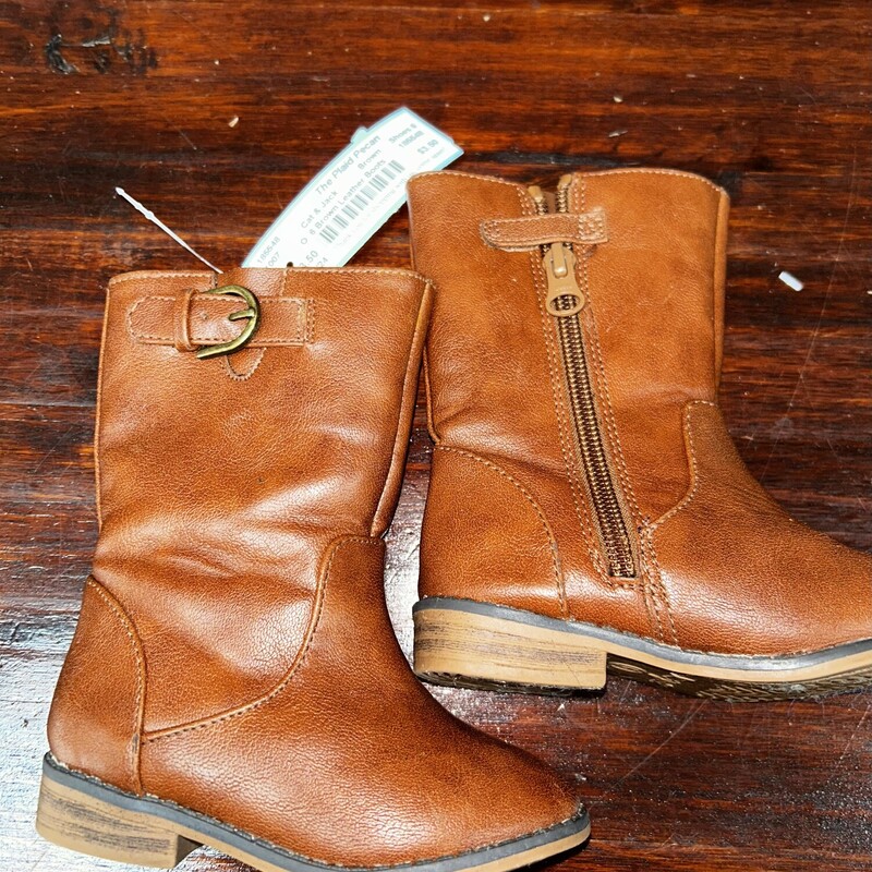 6 Brown Leather Boots