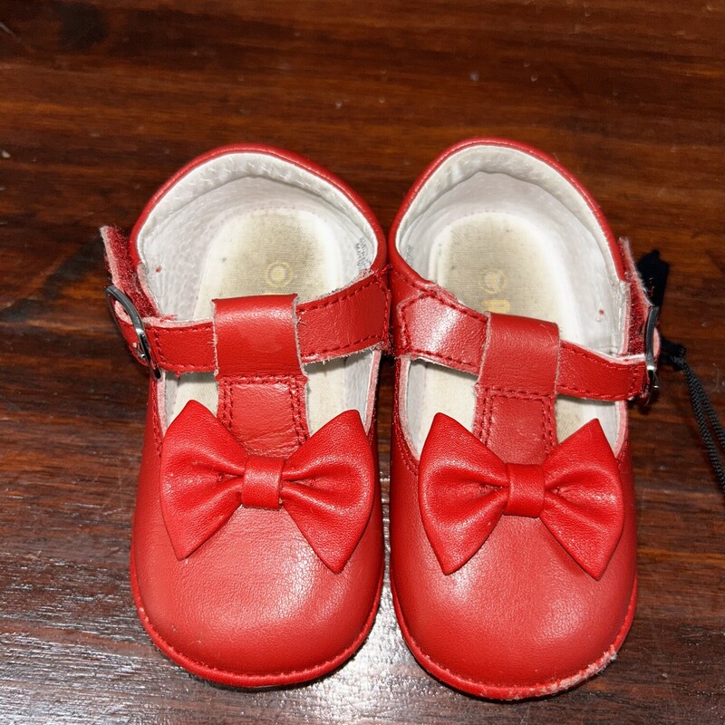 4 Red Bow Mary Janes