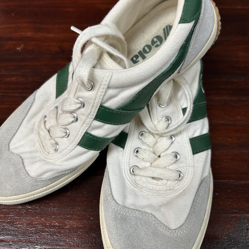 8 White/Green Sneaker