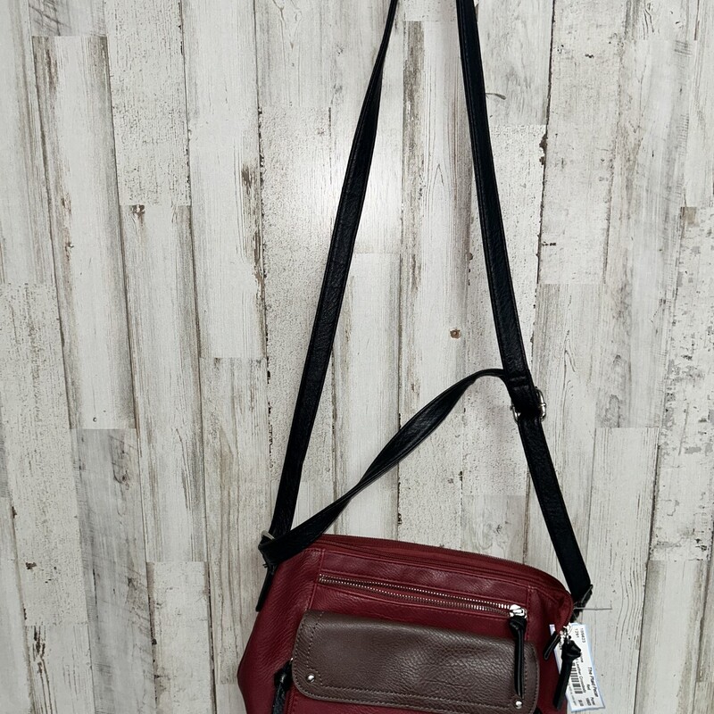 Red Leather Crossbody