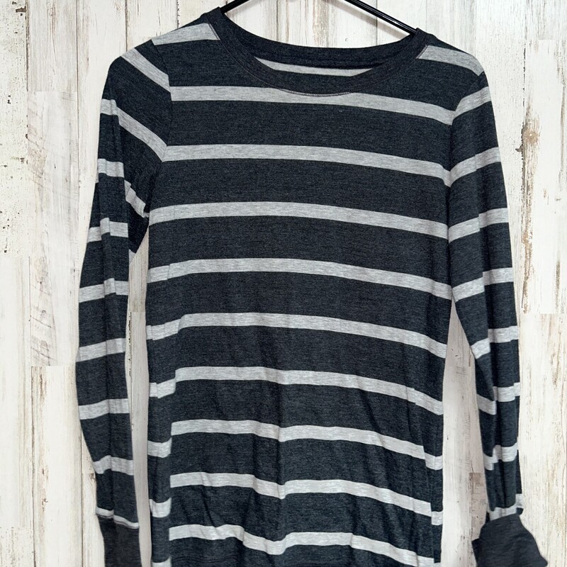 M Grey Striped Longsleeve