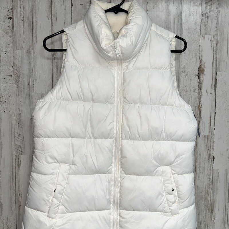 S White Puffer Vest