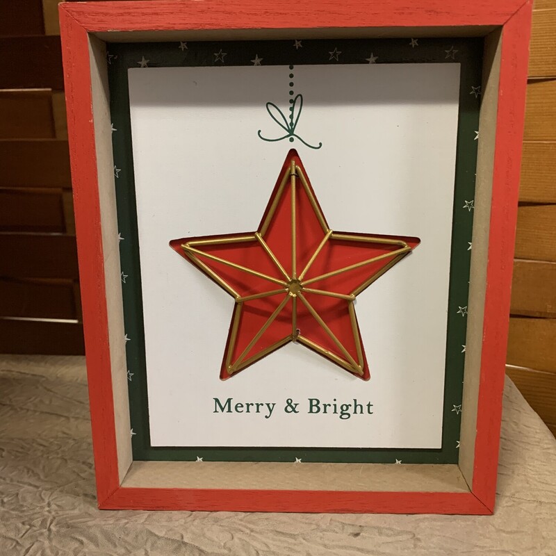 Merry And Bright Sign