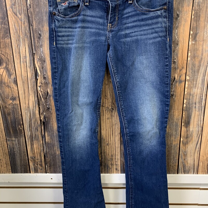 Hollister Dark Bootcut, Size: 5s