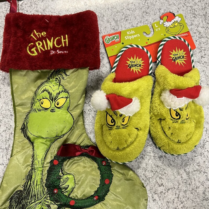 Grinch Stocking/slippers