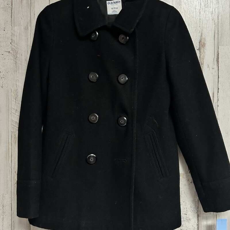 XS Black Button Jacket, Black, Size: Ladies XS